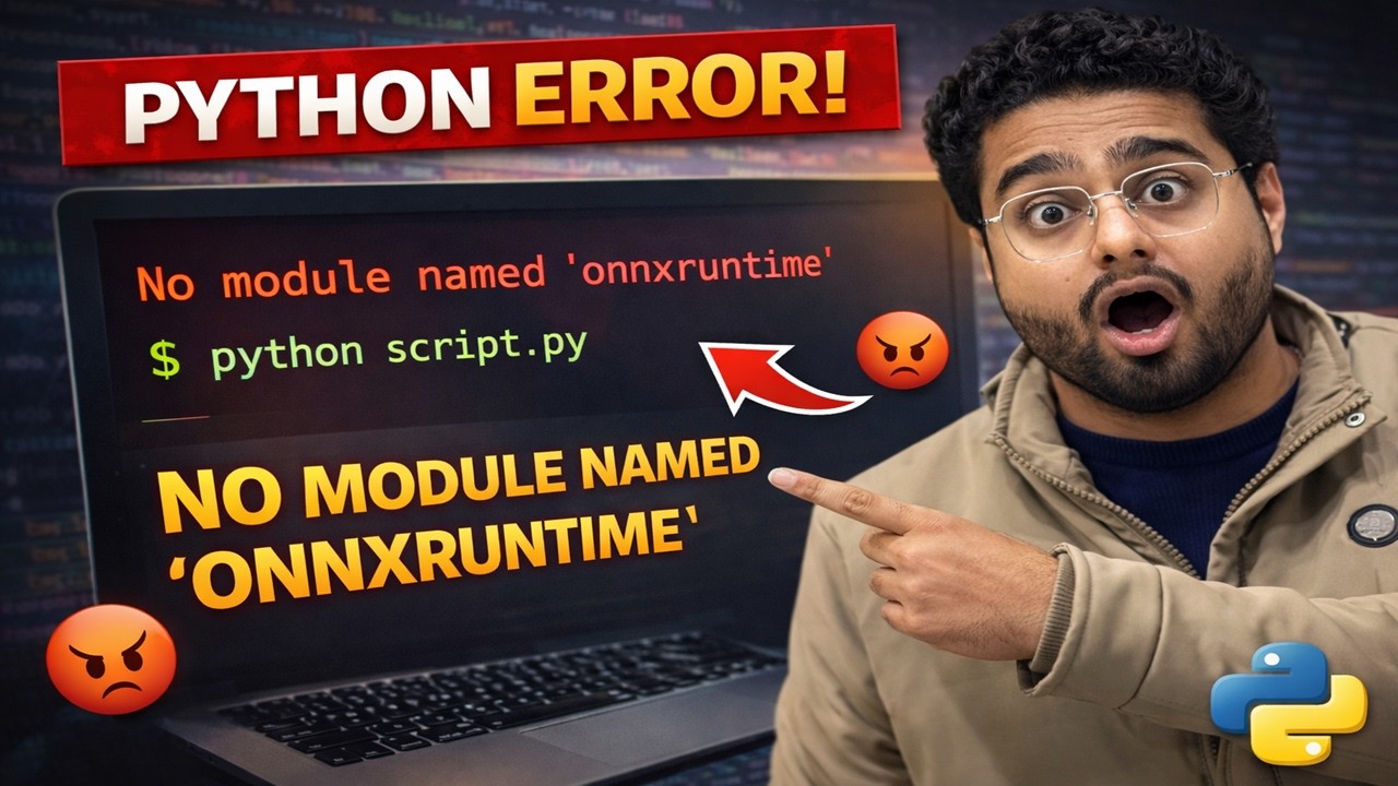 How to Install PIP in Python - Windows 10/11 | ModuleNotFoundError 'onnxruntime' in Python