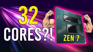 32 CORES! Zen 7 Performance, Specs & Release Date & Zen 6 Performance & Release Update