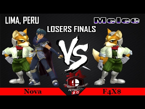 S.O.S. 2.0 Rebirth - Nova (Marth, Fox) vs F4X$ (Fox) SSBM Losers Final
