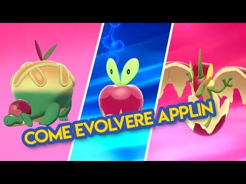 COME EVOLVERE APPLIN IN FLAPPLE O APPLETUN IN POKEMON SPADA E SCUDO