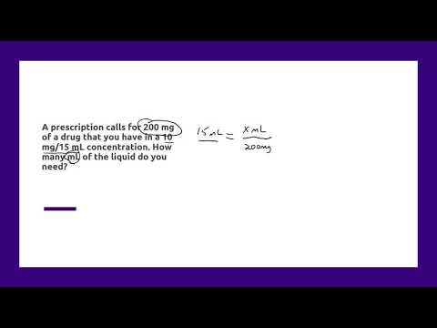 Pharmacy Technician Calculations Episode 8