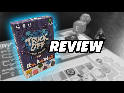 Review | TRUCK OFF: THE FOOD TRUCK FRENZY ROLL AND WRITE | Adam's Apple Games