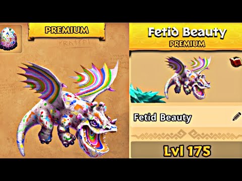 NEW PREMIUM FETID BEAUTY MAX LEVEL 175 TITAN MODE - Dragons: Rise of Berk
