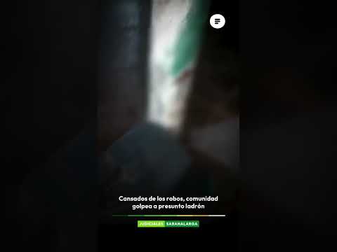 “Paloterapia” a presunto ladrón tras robo en local comercial
