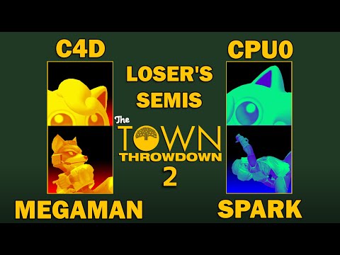 C4D & Megaman vs CPU0 & Spark | Doubles Loser's Semis | The Town Throwdown 2