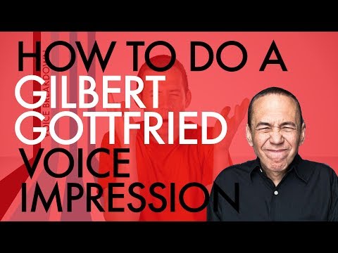 “How To Do A Gilbert Gottfried Voice Impression” - Voice Breakdown Ep. 9