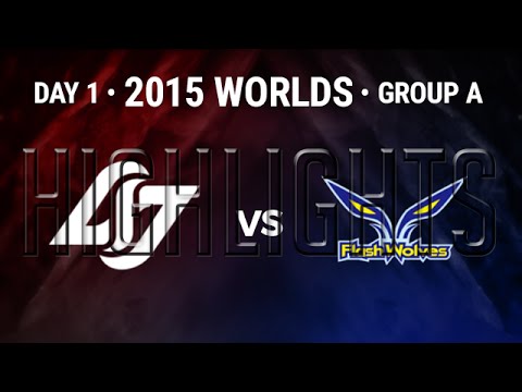 Counter Logic Games vs Flash Wolves HIGHLIGHTS | S5 Worlds Group Stage Day 1 Game 5 | CLG vs YFW