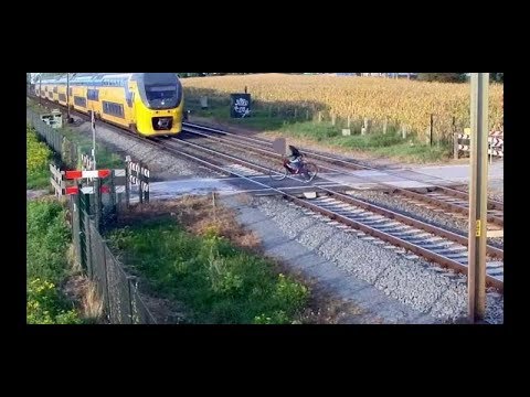 Insane Near Misses and Close Calls With Trains