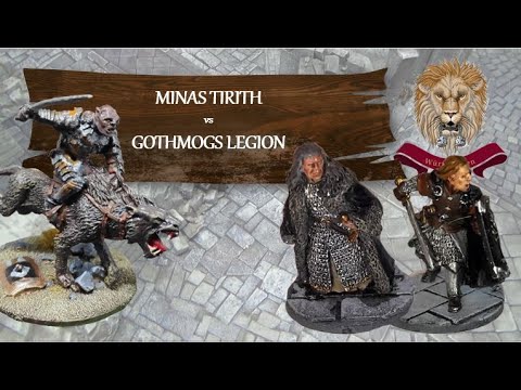 GOTHMOGS LEGION vs GONDOR - 650 PKT - Meister des Kampfes -Mittelerde Tabletop /Herr der Ringe