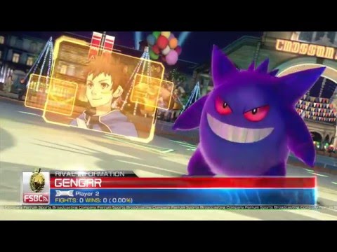 Pokken Tournament - Suicune vs Gengar /Local Battle /Part 1 /Pokemon -/Nintendo (Wii U) Frezhor