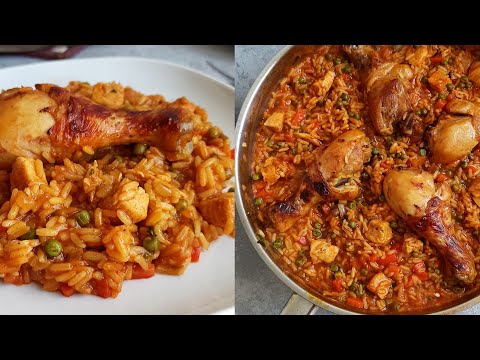 Riz au Poulet Façon Paella/Reis mit Hühnchen-Paella-Art 😋