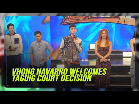 Vhong Navarro grateful for Taguig Court decision