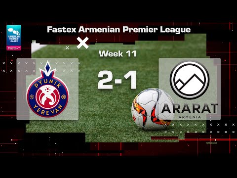 Pyunik - Ararat-Armenia 2:1, Fastex Armenian Premier League 2022/23, Week 11