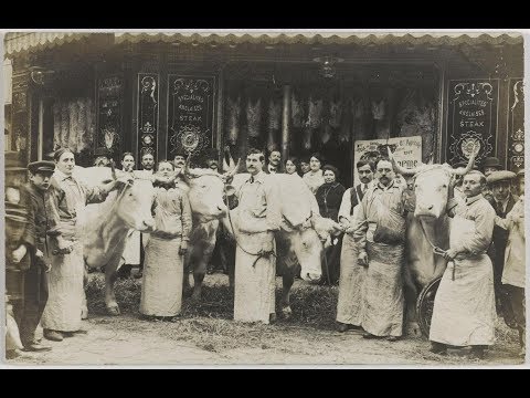 Le boucher, ses bonnes viandes et sa camionnette