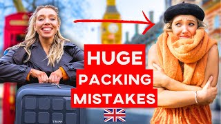 8 HUGE packing mistakes to avoid when visiting London