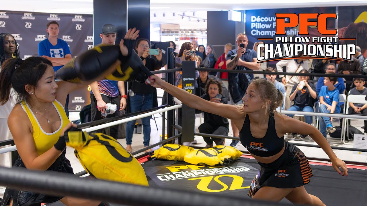 Professional Pillow Fighting takes over Paris, France!