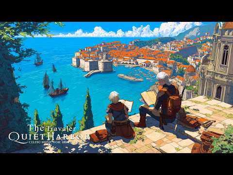 Overlooking the Old Harbor | Quiet Emotional Celtic Music for Inner Peace & Deep Calm