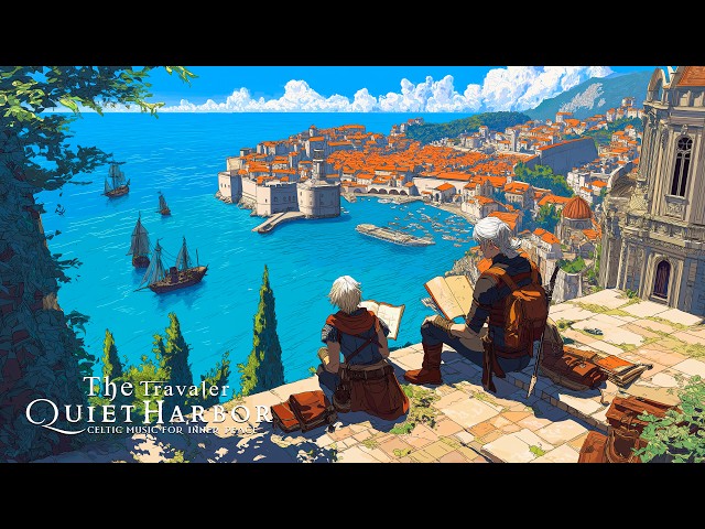 Overlooking the Old Harbor | Quiet Emotional Celtic Music for Inner Peace & Deep Calm