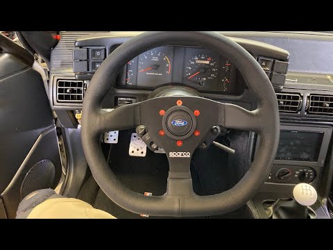 Foxbody Quick Release Steering Wheel With Horn and Cruise Control