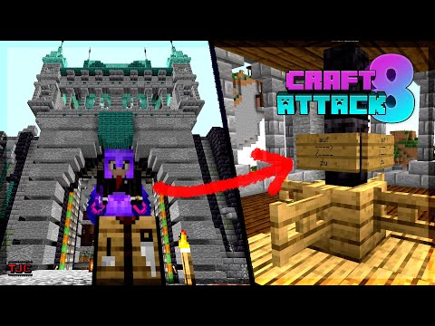 XXL POGWARTS TOR bekommt ZAHNRÄDER-SCHALTER zum ÖFFNEN - Craft Attack 8 Ep. 61