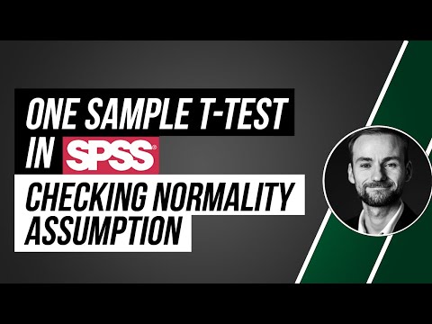 One sample t-test in SPSS - checking normality assumption