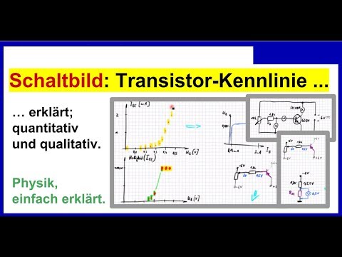 Schaltbild: Transistor-Kennlinie erklärt, auch Basis-Emitter-Widerstand berechnen