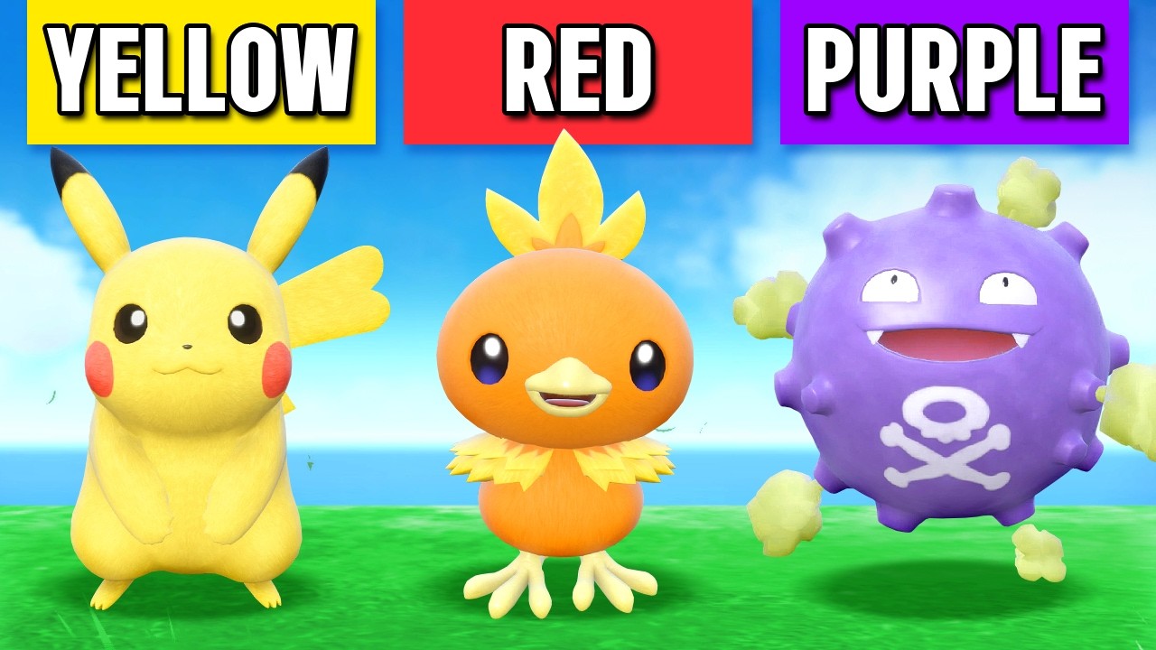 Do You ACTUALLY Know Official Pokemon Colors?
