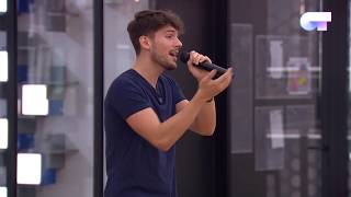 MIKI y CARLOS RIGHT ensayan "BAILAR PEGADOS" | OT 2018