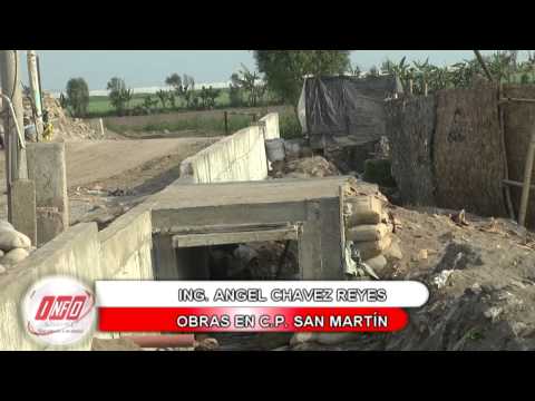 CENTRO POBLADO DE SAN MARTIN CONTINUAN LAS OBRAS EN CHANCAY