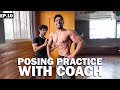 Posing Practice For Men’s Physique | Shoulder Workout | Road To Amateur Olympia | Ep. 10