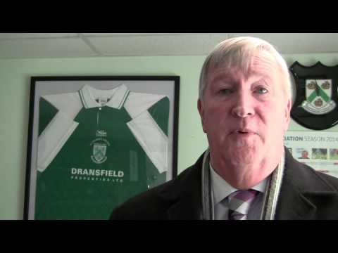 North Ferriby Utd chairman Les Hare on 2015 FA Trophy Semi-finals