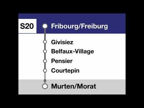 annonces TPF » S20 Fribourg/Freiburg — Murten/Morat | Travaux | DOMINO | SLBahnen
