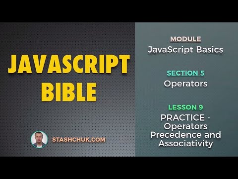 09 PRACTICE Operators Precedence and Associativity JAVASCRIPT BASICS Operators