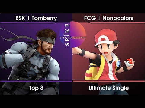 Spike Avril Top 8 - Tomberry (Snake) Vs. Nonocolors (Pokemon Trainer) SSBU Ultimate Tournament