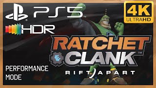 [4K/HDR] Ratchet & Clank : Rift Apart / Playstation 5 Gameplay / 60 fps Performance Mode