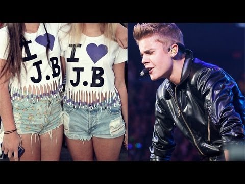 Justin Bieber throws up during concert video vomit