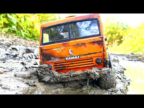 RC KAMAZ 8x8 Monster Truck 🚛 - Sand, Mud, and Forest Adventures!