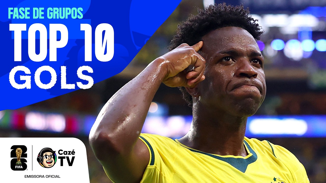 OS 10 GOLS MAIS BONITOS DA FASE DE GRUPOS DA COPA DO MUNDO FIFA™ 2026