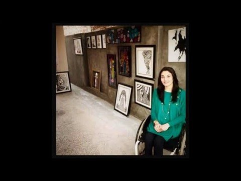 Muniba Mazari paintings|| Pakistani artist|| bold women