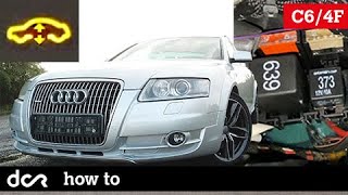 How To Remove Air Compressor Relay Audi A6 C6/4F 2004-2011 - Air suspension relay removal