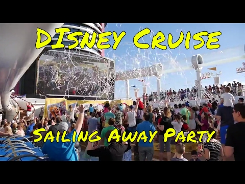 Disney Fantasy Cruise Boarding Tips - Sailing Away Party