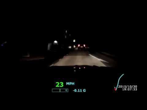 Nearly crash (with mph & g force data)