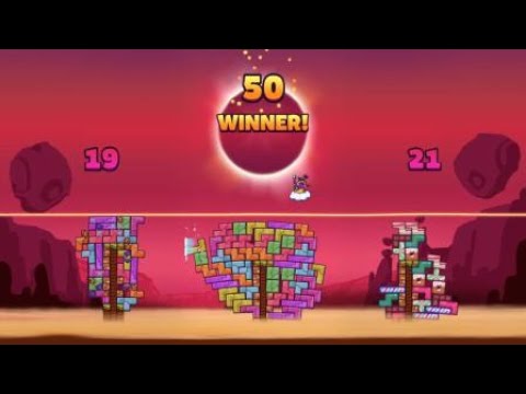 Tricky Towers - 50 Brick Build in Puzzle Special!