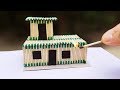 How To Make A Match Stick House And Burn It Down Match Stick House