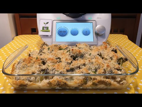 Broccoli al gorgonzola gratinati con il bimby: cremosi, saporiti e irresistibili