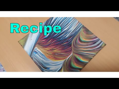 Abstract Fluid Art ~Recipe - New Product ~ TX To @chrisglatie ~Ring Pour  #235