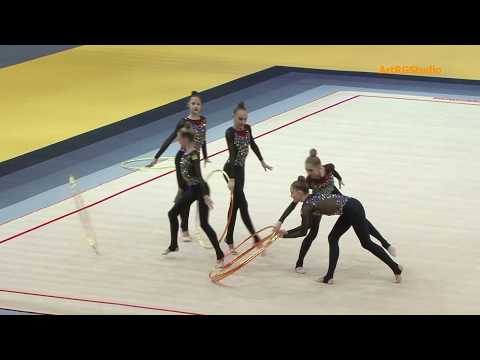 Team UKRAINE (UKR) 5 Hoops - Junior - 2019 DERIUGINA CUP Grand Prix