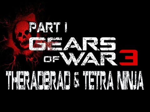 Gears of War 3: Co-op Walkthrough Part 1 [Act 1] Troubled Past w/ theRadBrad (Gameplay & Commentary)
