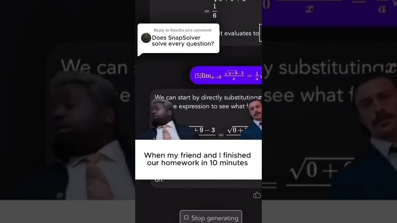 The Ultimate Homework Helper: SnapSolver! 📚 #ai #maths  #school #work  #question
