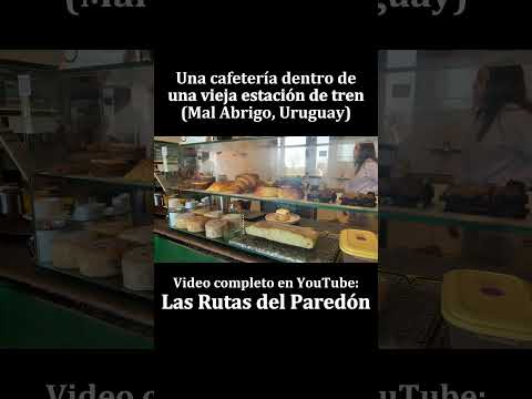 Una cafetería dentro de una antigua estación de tren | Mal Abrigo, San José. Uruguay